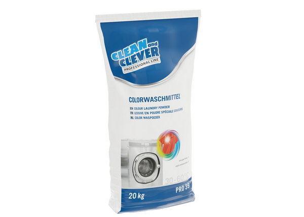CLEAN and CLEVER Colorwaschmittel PRO 39, 20kg