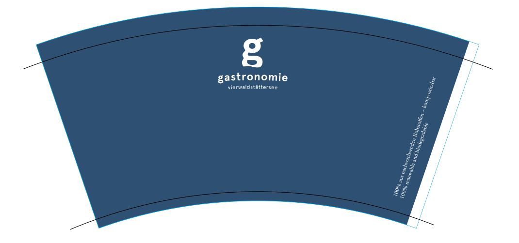 Kaffeebecher 24cl. "Gastronomie Vierwaldstättersee"