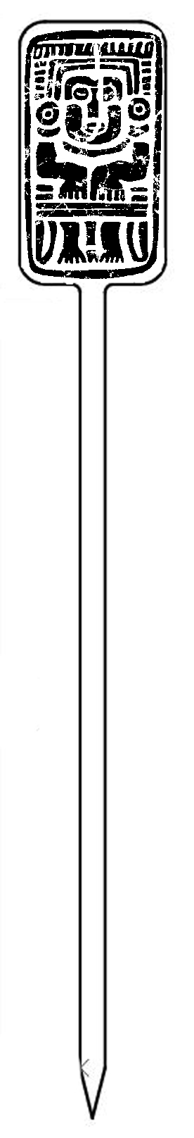 Foodpicker "Yuci-Mann" Holz 13cm