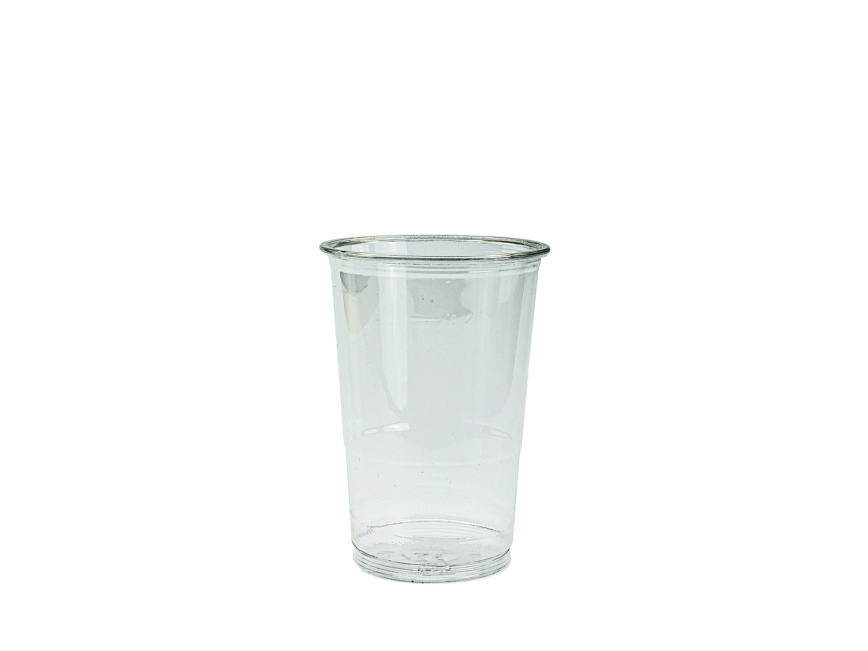 Trinkbecher 2dl glasklar RPET, geeicht, &#248;72mm