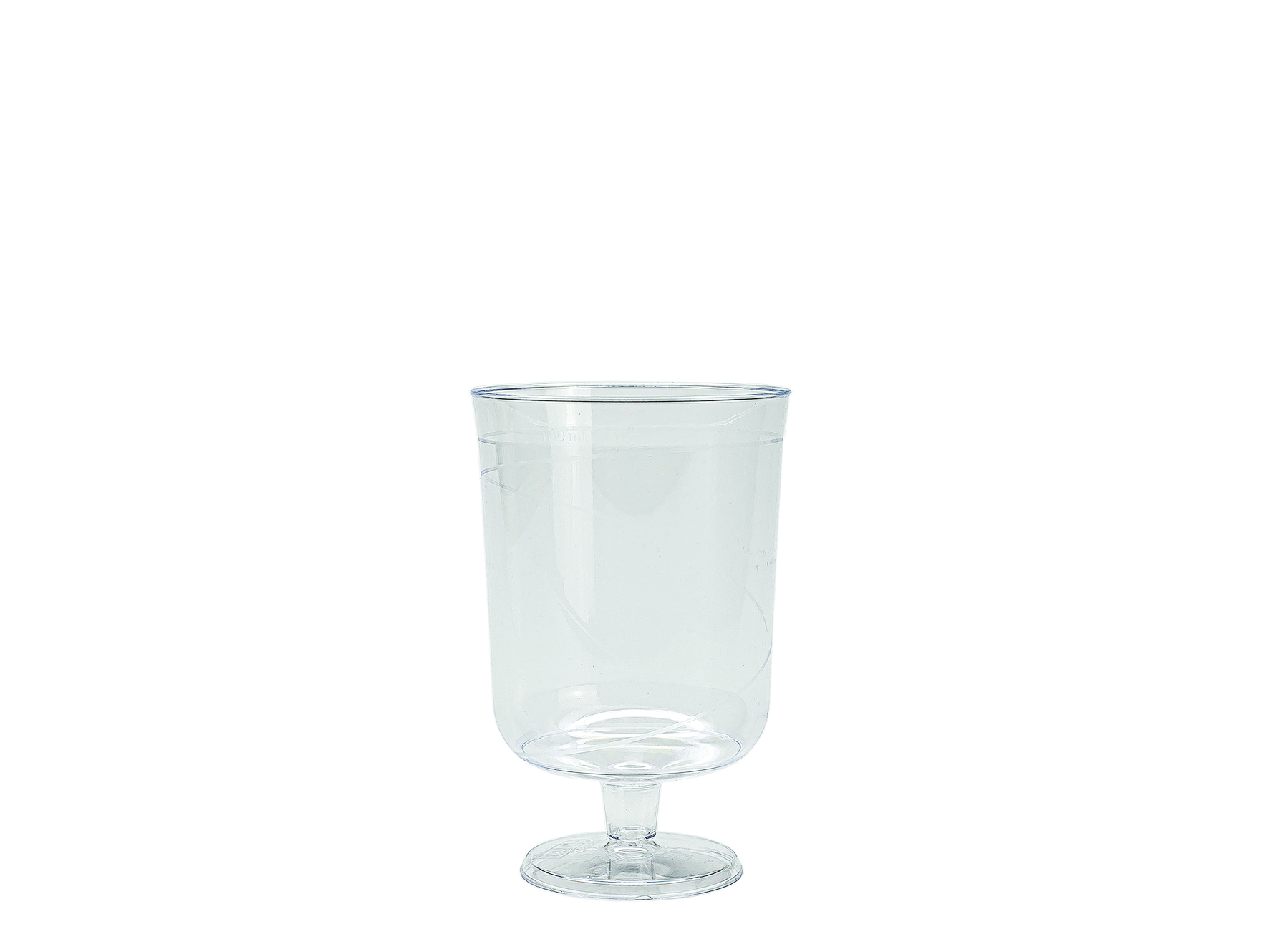 Weinglas 1dl PS glasklar mit Fuss