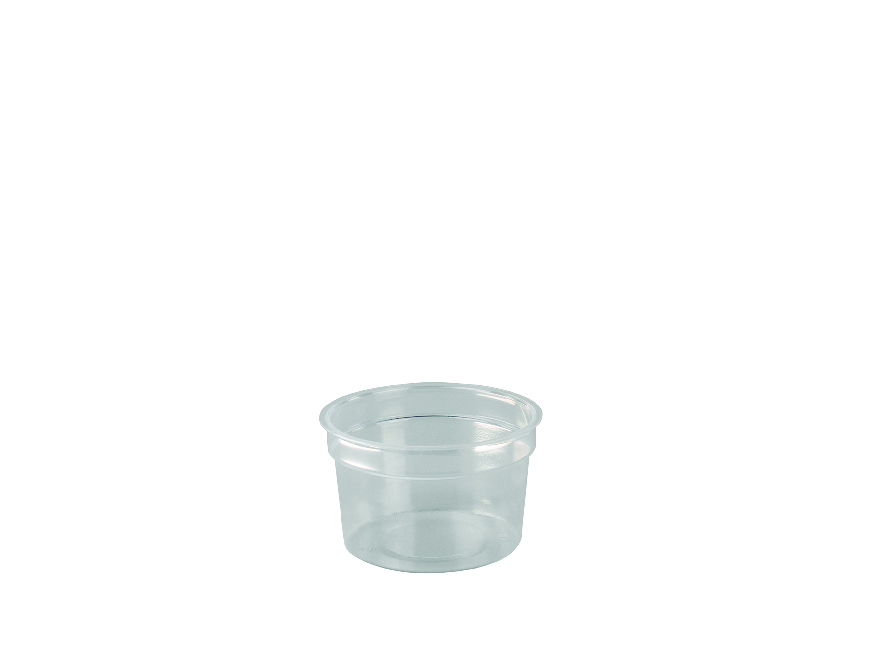 Saucenbecher 75gr glasklar PS