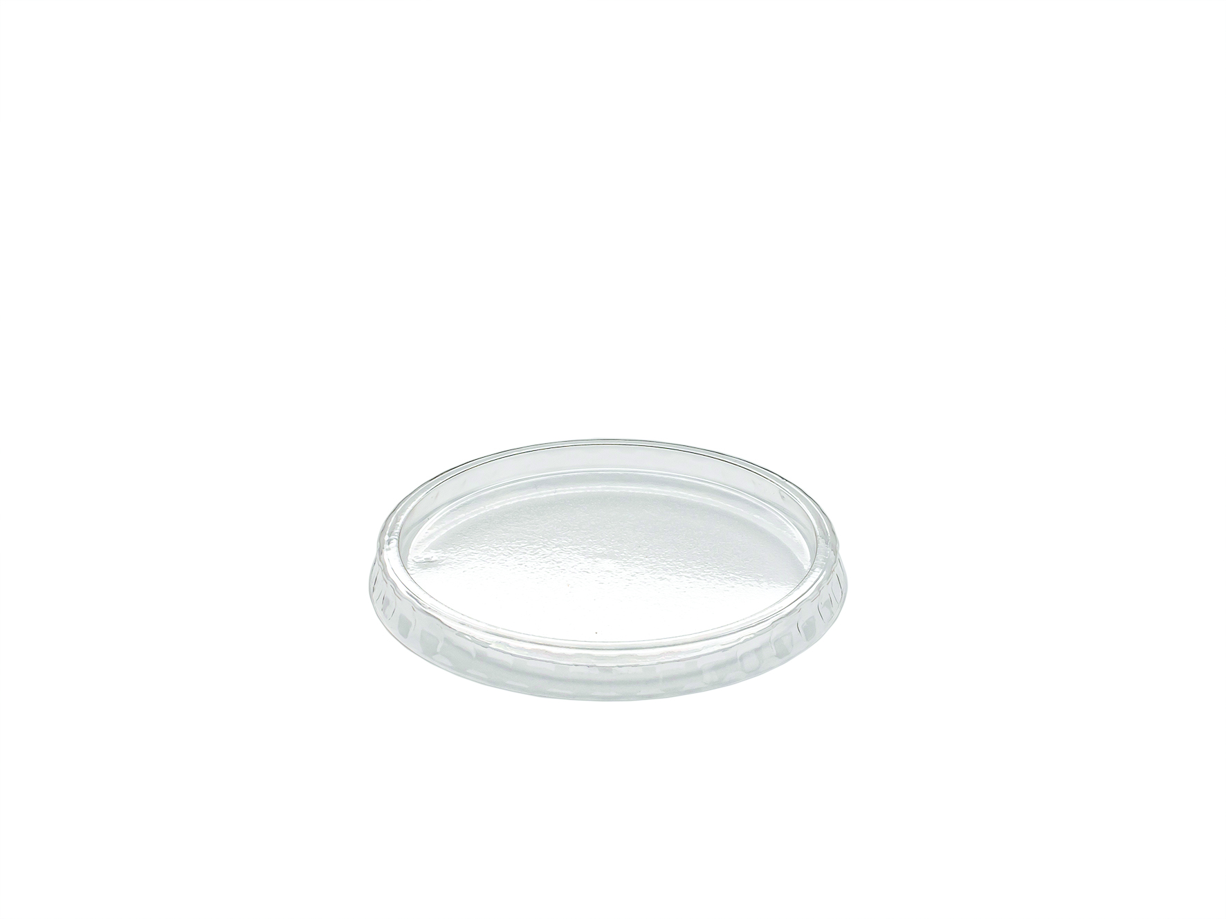 Deckel 63mm glasklar PP