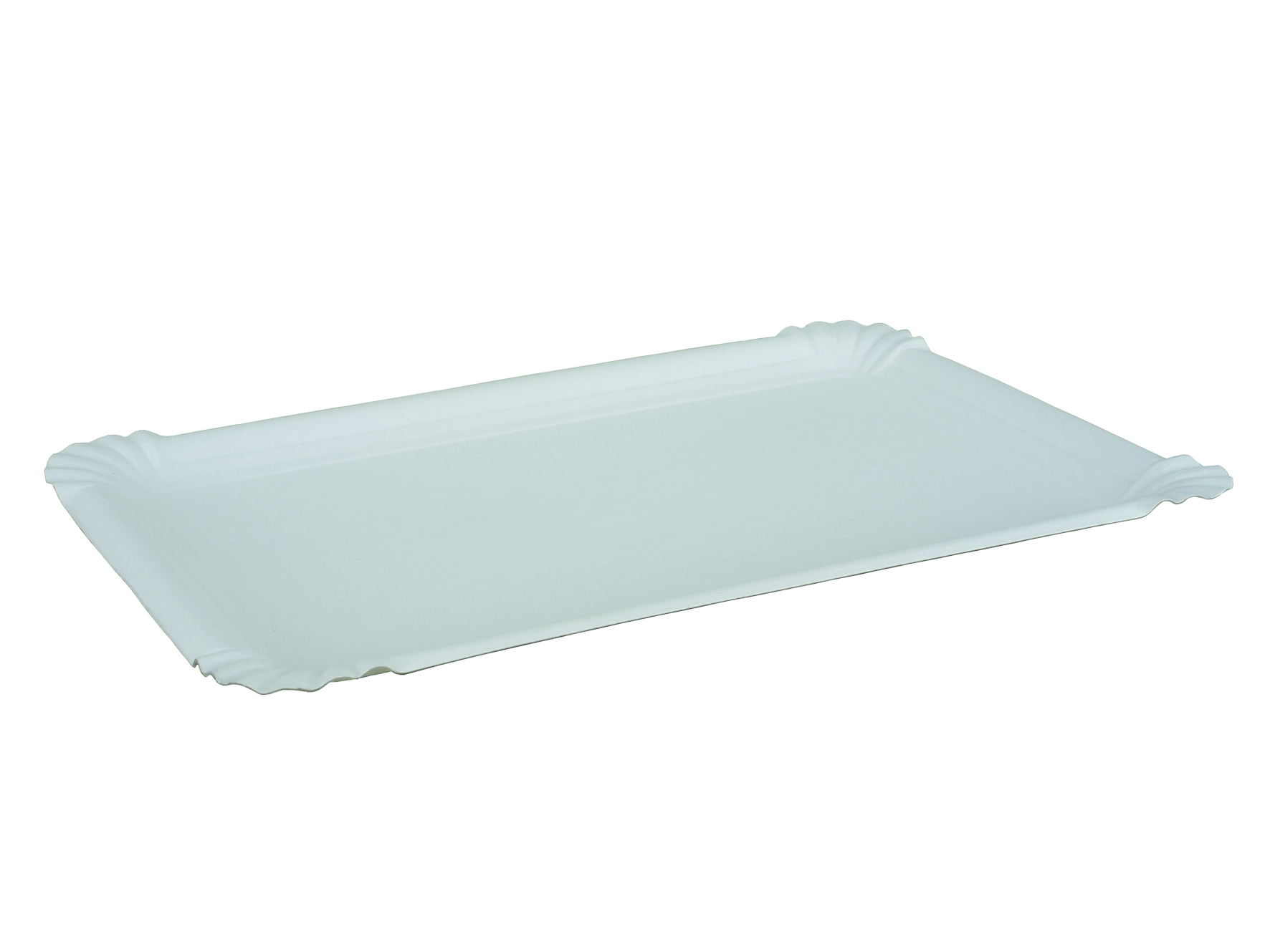 Wurstteller Karton weiss, 170x230mm 