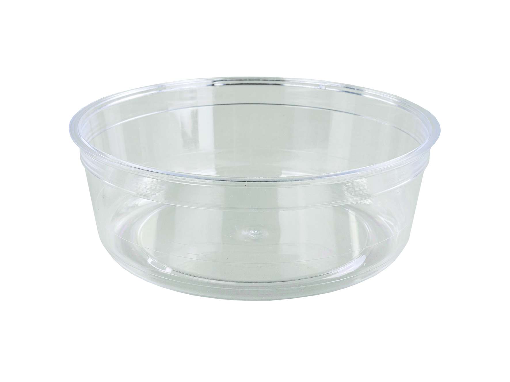 Salat-Dessert-Schale, PS, 150gr, &#248;97mm, glasklar 