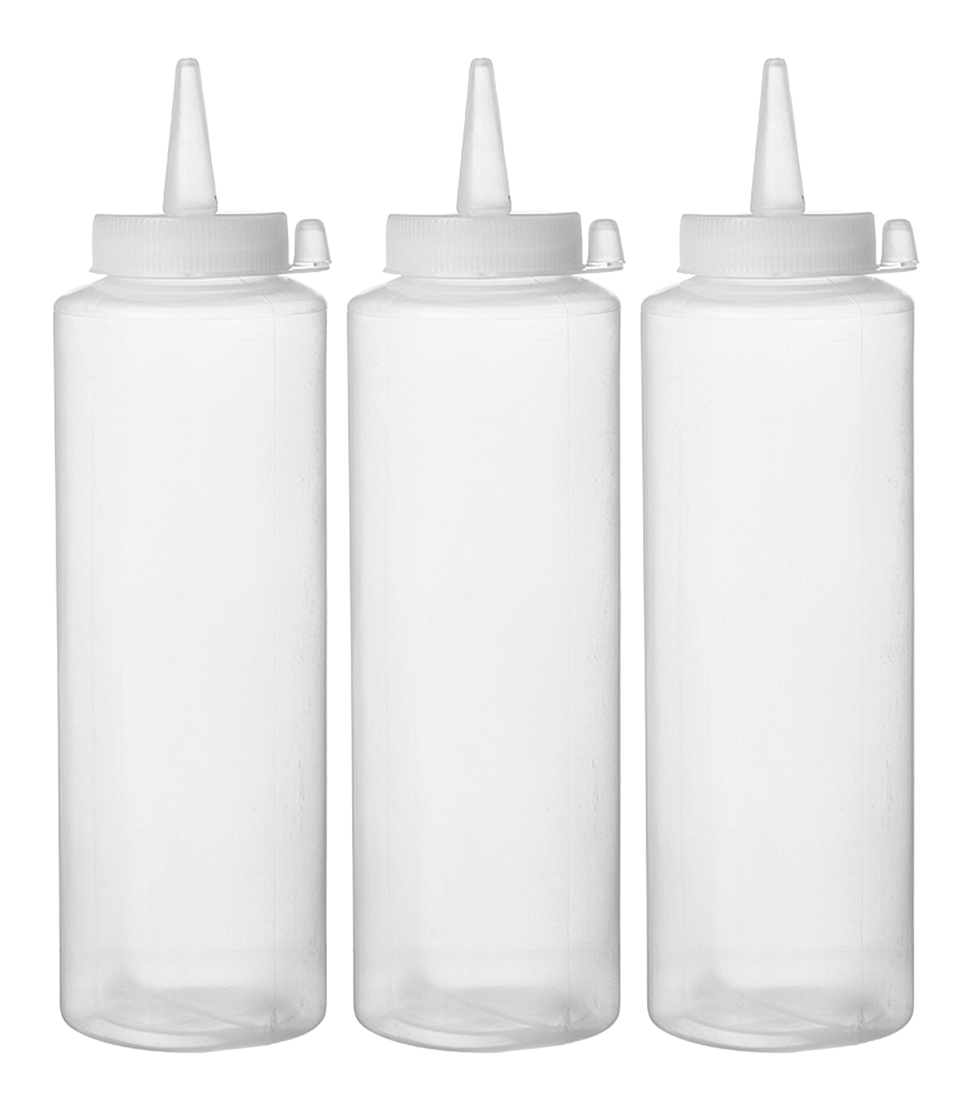Quetsch-Spenderflasche, Kunststoff, transparent, 20cl