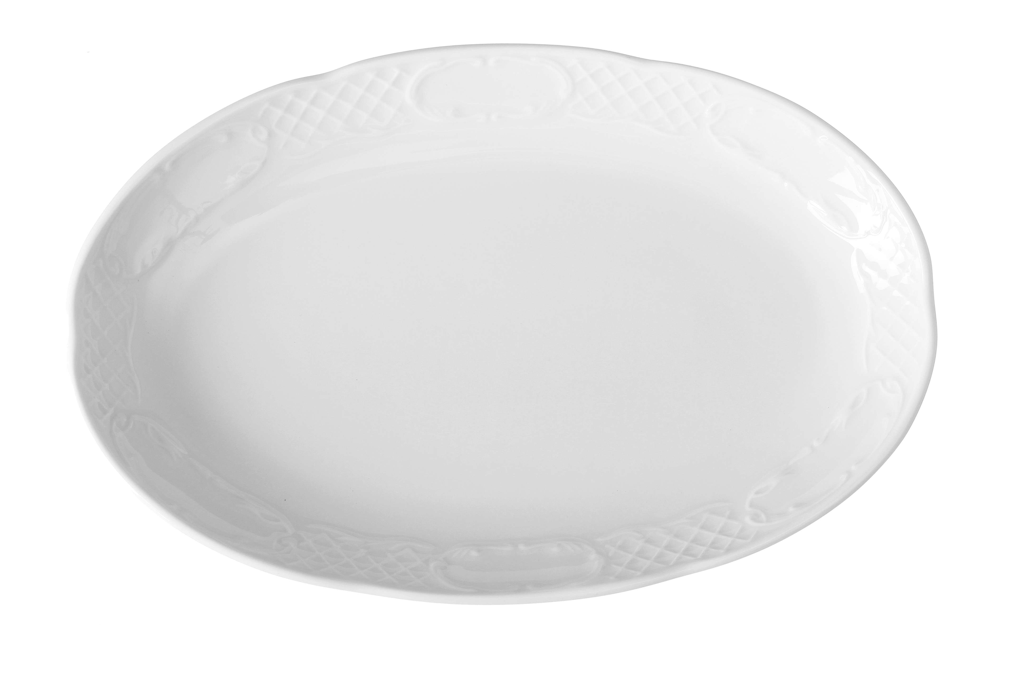 Platte, oval 280x180mm Flora