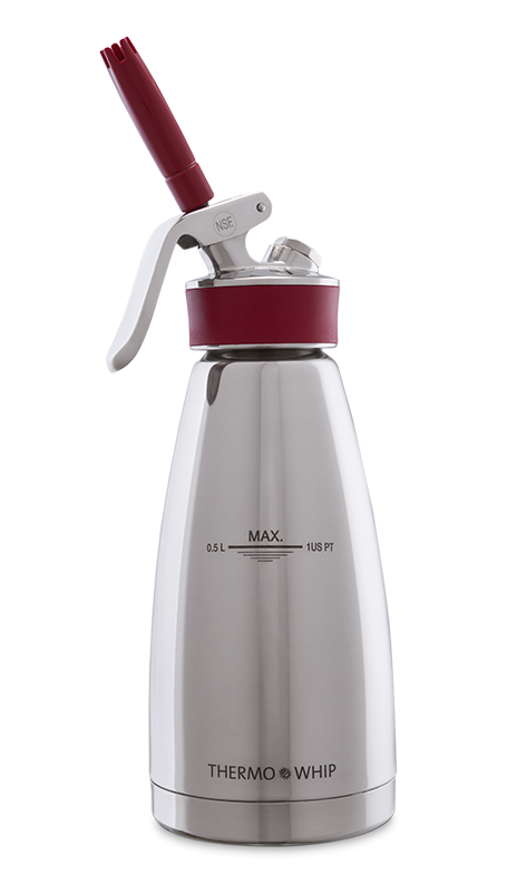 Kisag Thermo Rahmbläser/Sahnespender, 0.5lt, ø105xH278mm 