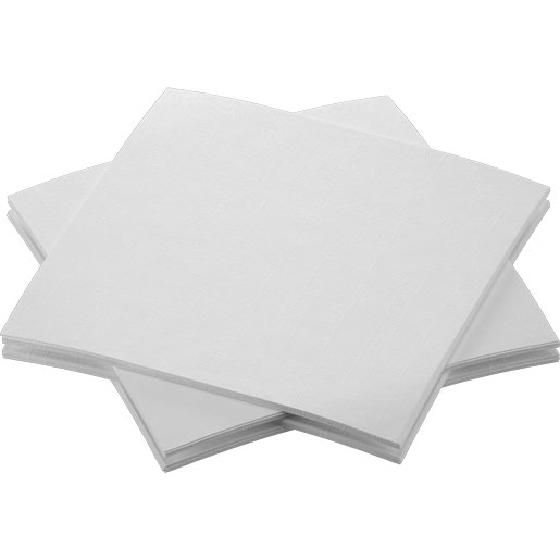 Servietten Bio Dunisoft, 1/4-Falz, 20x20cm, weiss