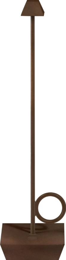 LED Tischleuchte Bugia, rostbraun