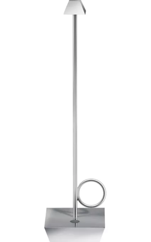 LED Tischleuchte Bugia, verchromt, silber