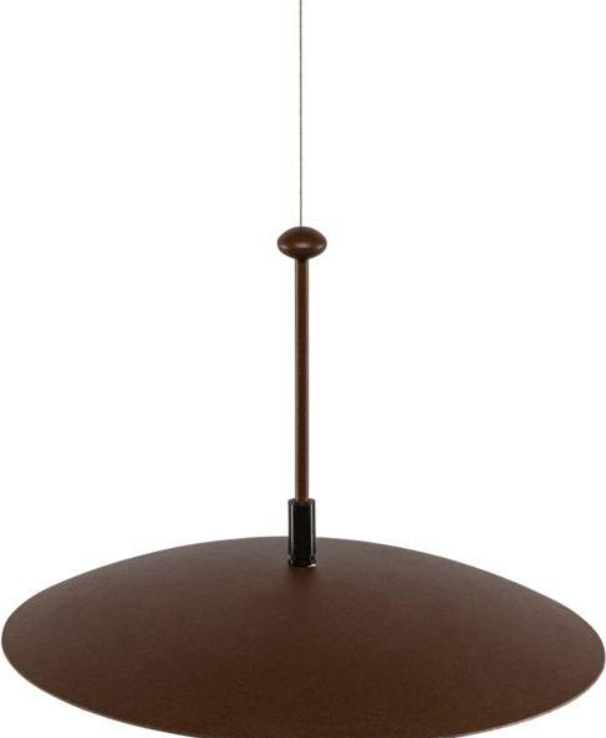 Nuvola-Kappe mit Draht zum Aufhängen Stahl, rostbraun