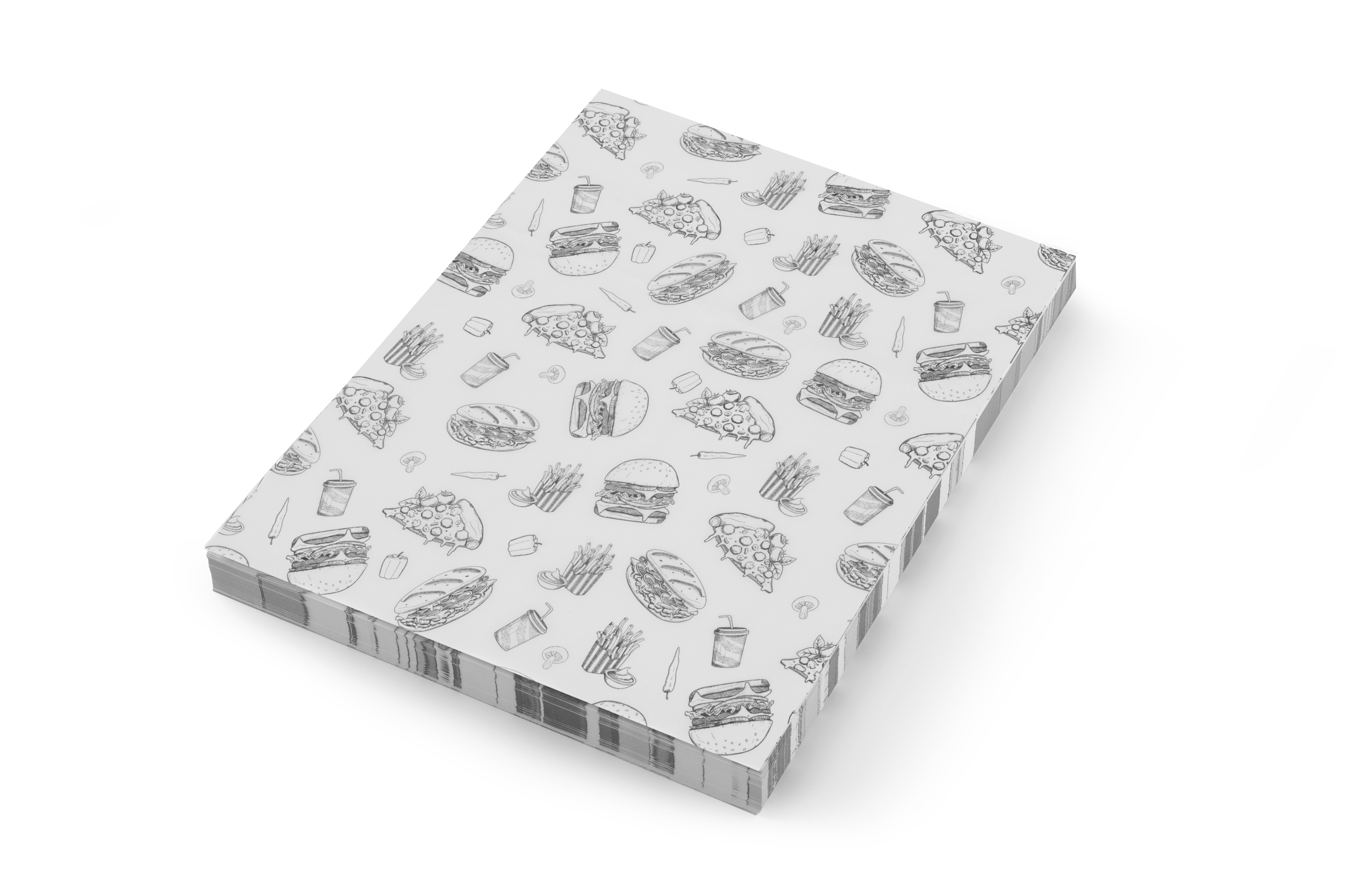 Wickel-, Einschlagpapier, fettdicht