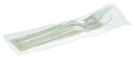 Besteckset &#39;&#39;Spaghetti&#39;&#39; 3-tlg Premium transparent