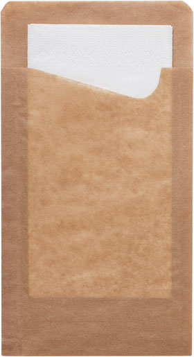 Snack Sacchetto braun, 113x210mm (klein)