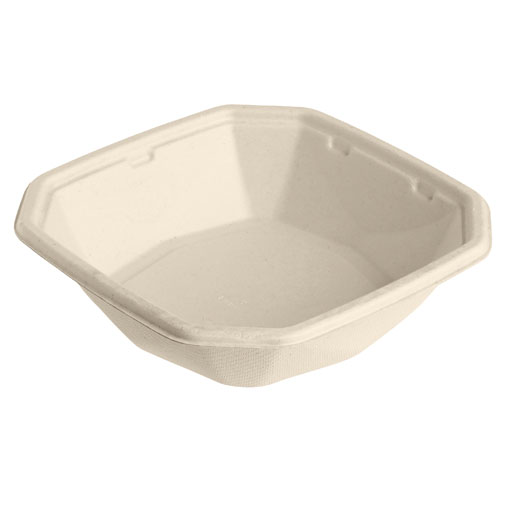 Octabagasse Schale 400ml 15.2x15.2x3.8cm, braun