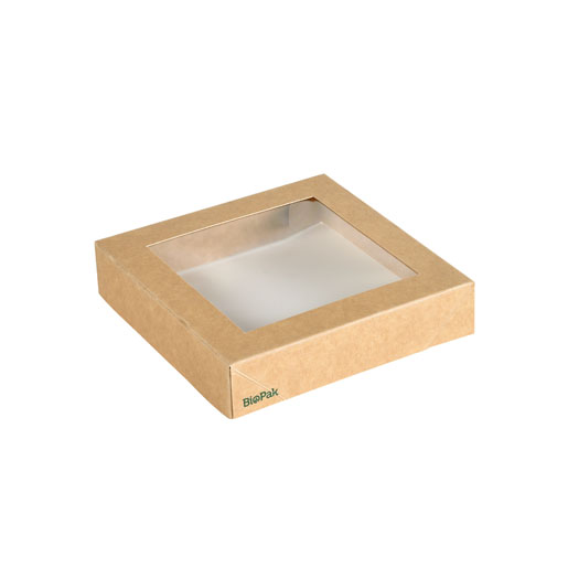 Viking ecoecho&#174; Block Deckel mit Fenster, braun, 140x140x29mm