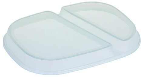 Deckel zu Menubox PP 330/660ml, 2-teilig, 184.5x239.5x26.3mm
