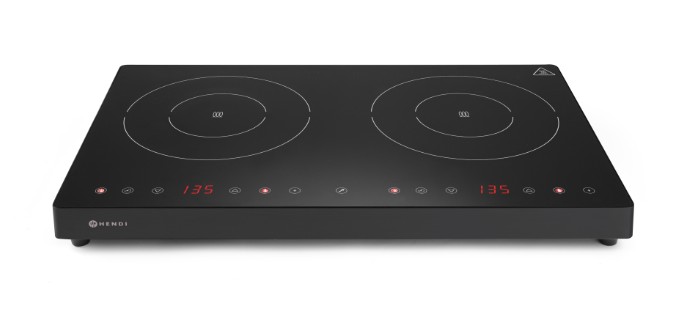 Induktionskocher doppelt, 230V, 3500W, 608x405xH54mm