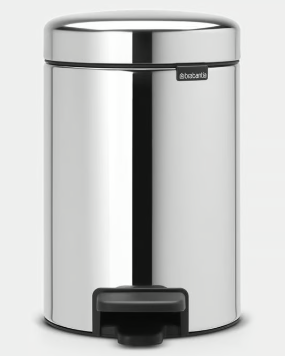 Treteimer 3lt, Brabantia newIcon Edelstahl poliert