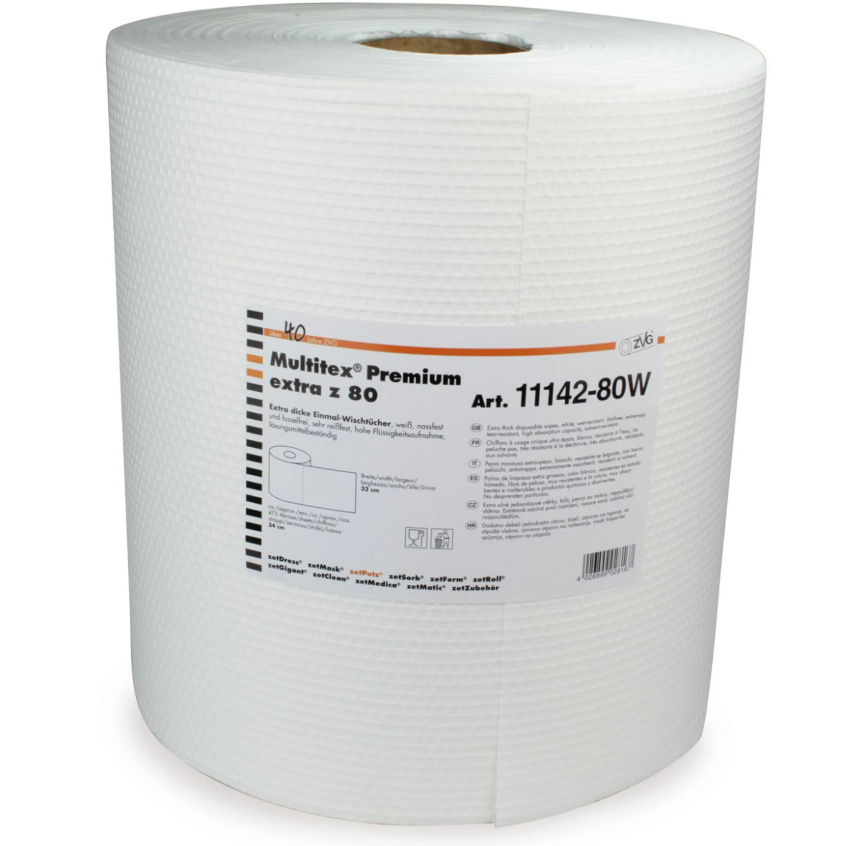 Multitex&#174; Premium Extra Rollen, weiss
