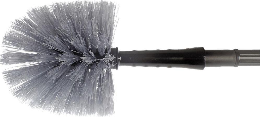 Spinnwischer Ersatzkopf grau mit Teleskopstiel 