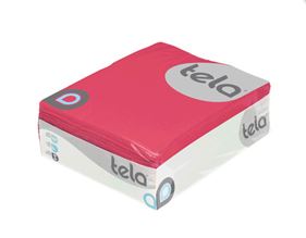 Tischset Tela Guestline, 3-lg, 39x29cm rot