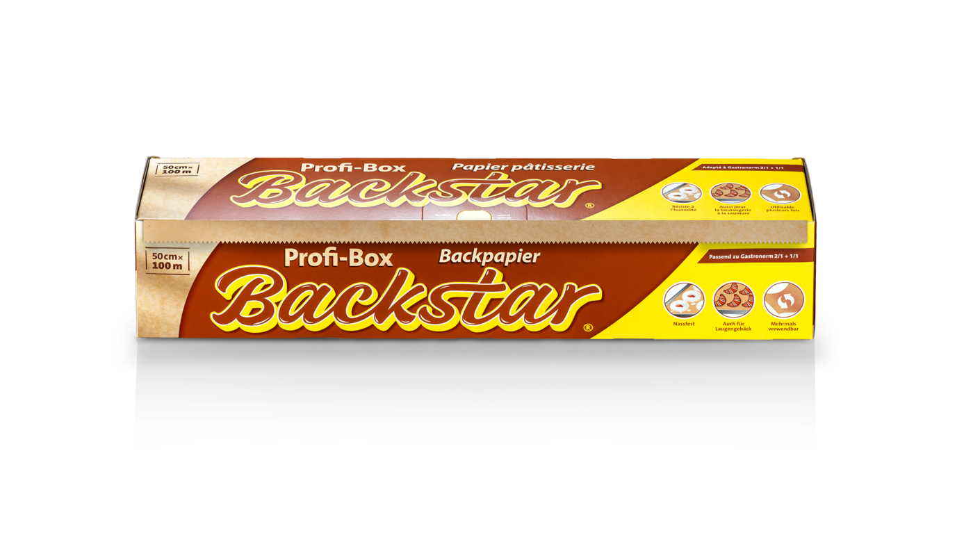 Backstar Profi-Box, Backpapier Rolle 50cmx100m