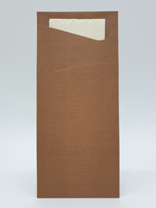 Duni Sachetto Tissue 8.5x20cm chestnut