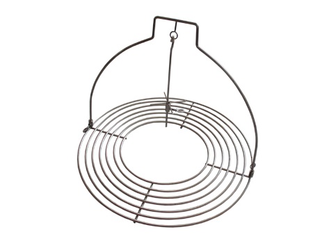 Chromstahl Gargestell/Bratenaufsatz 46cm, mit 1 Haken