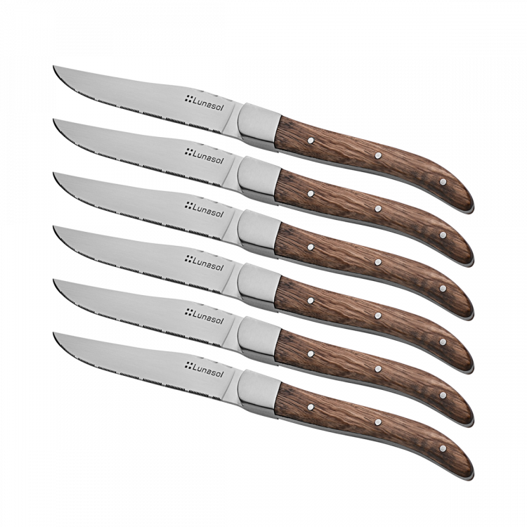 Steakmesser-Set Basic, Country II, Wellenschliff