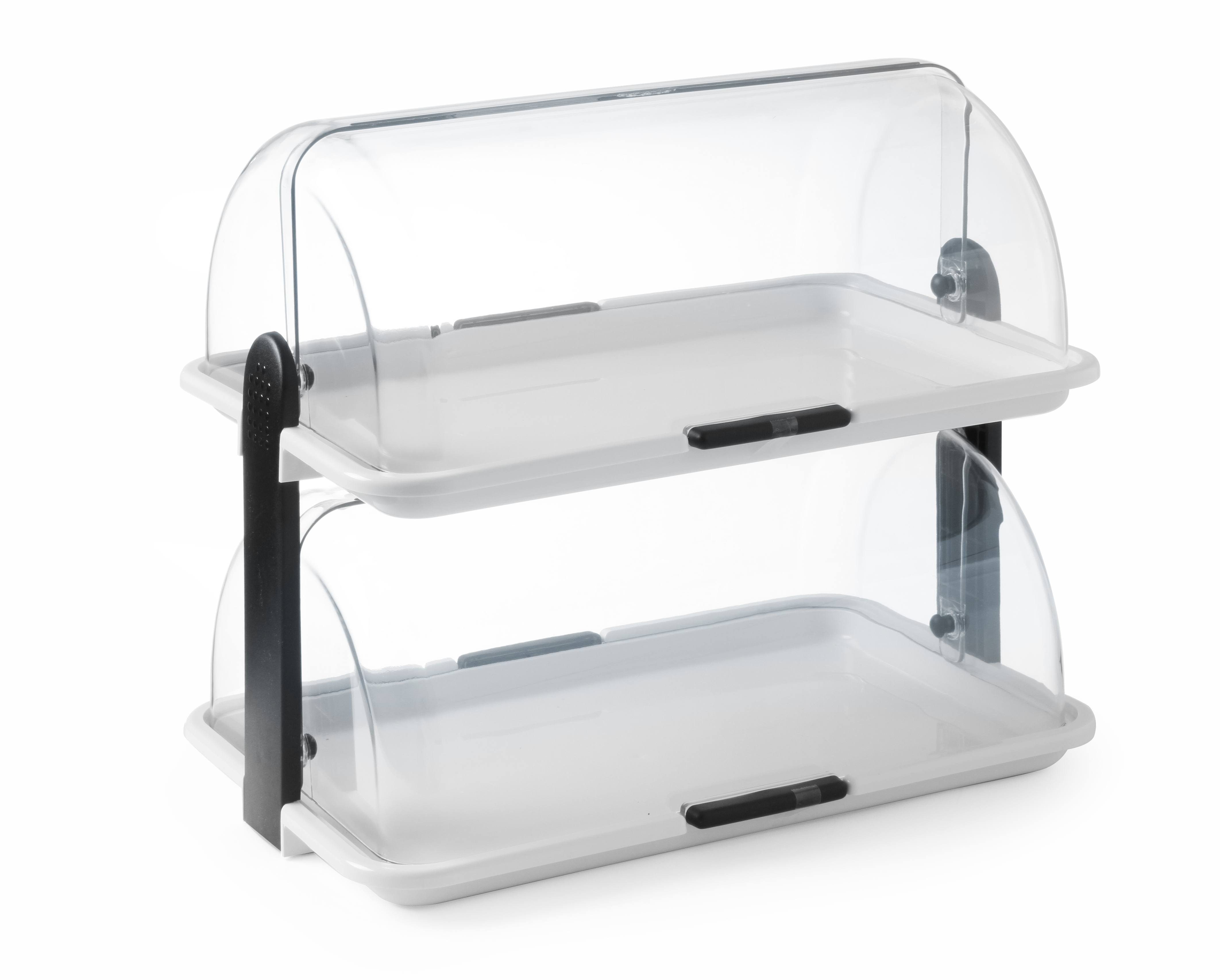 Rolltop-Vitrine, doppelt, Kunststoff