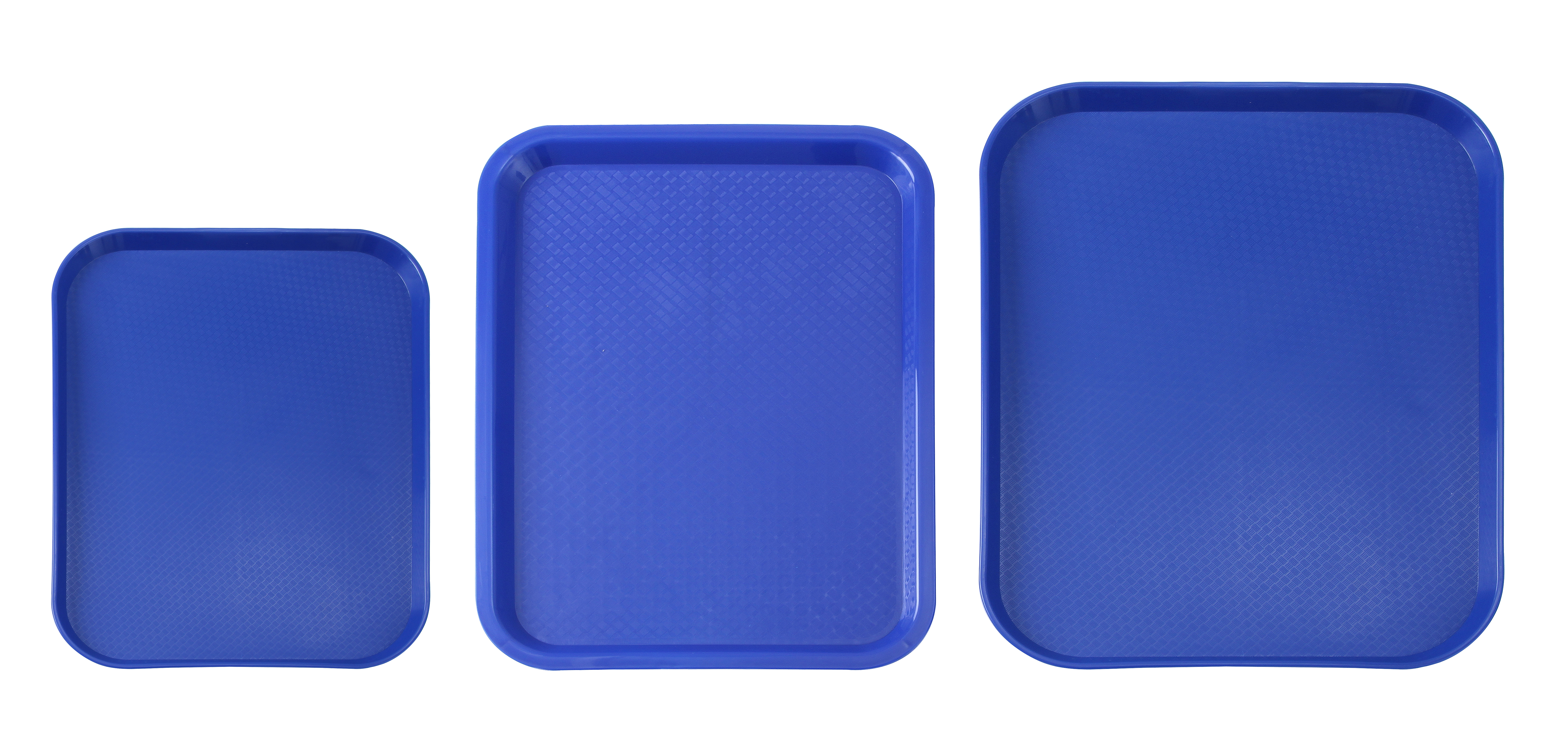Serviertablett, blau, rechteckig