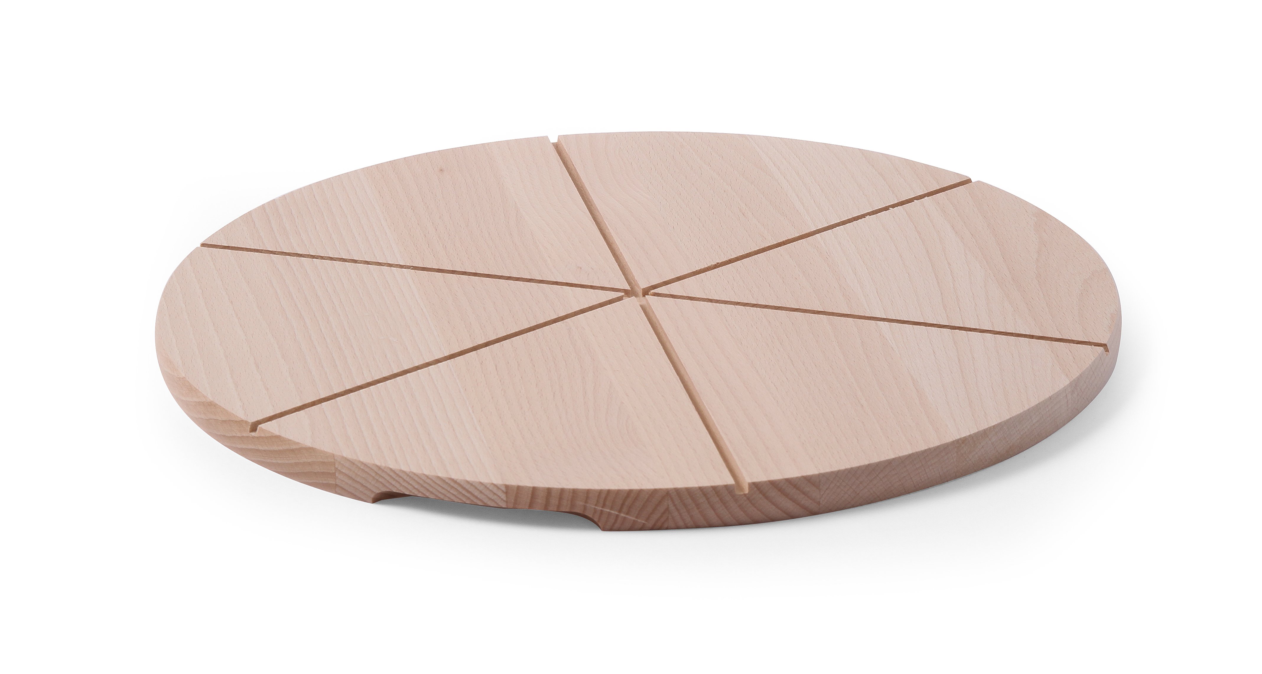 Pizzabrett aus Buchenholz, &#248;300mm