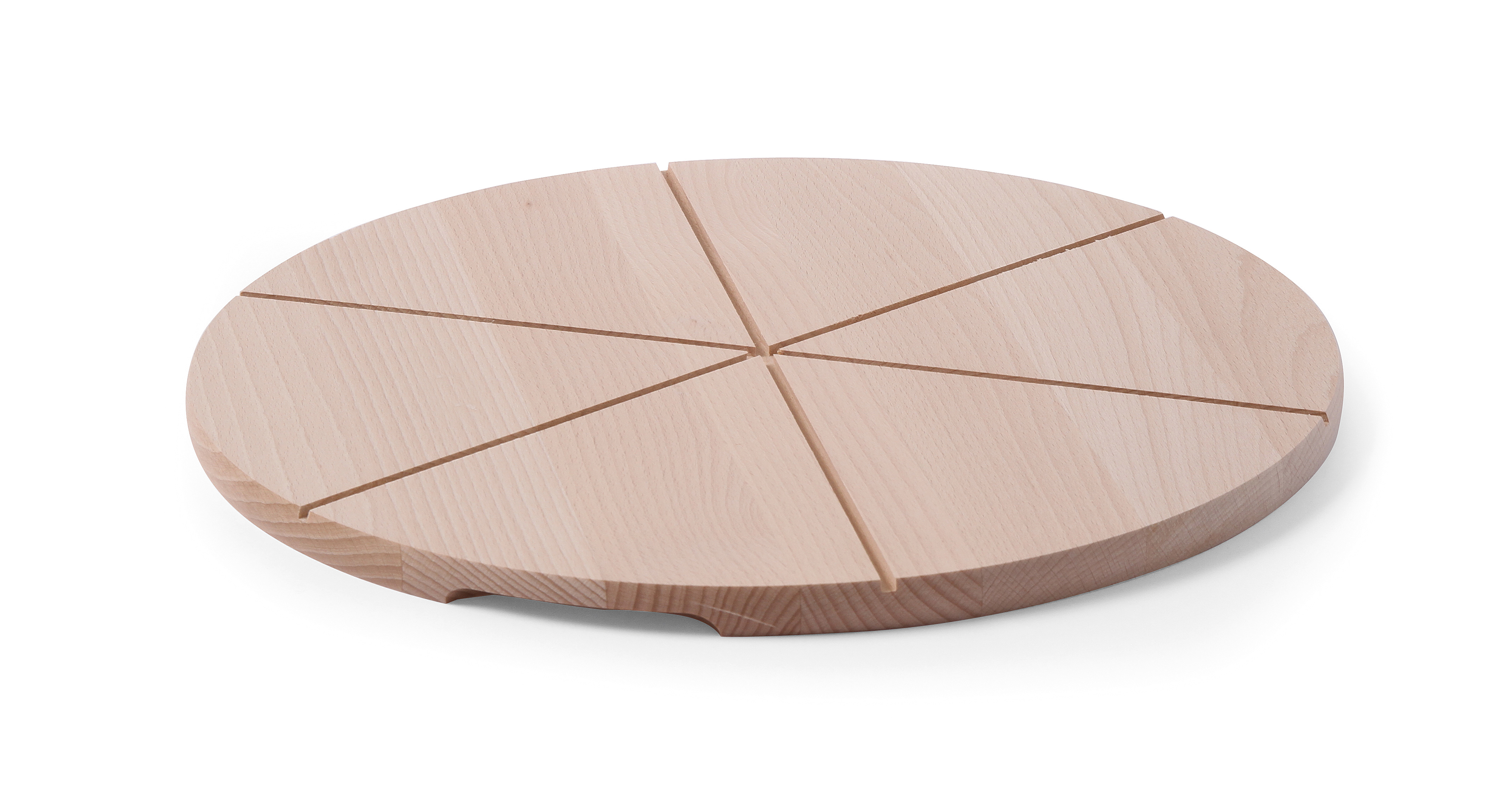 Pizzabrett aus Buchenholz, &#248;350mm