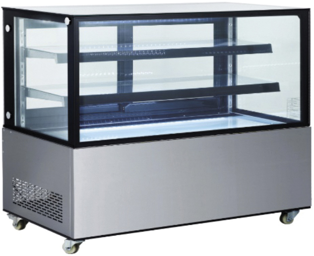 K&#252;hlvitrine, mit 2 Regalen, 510lt