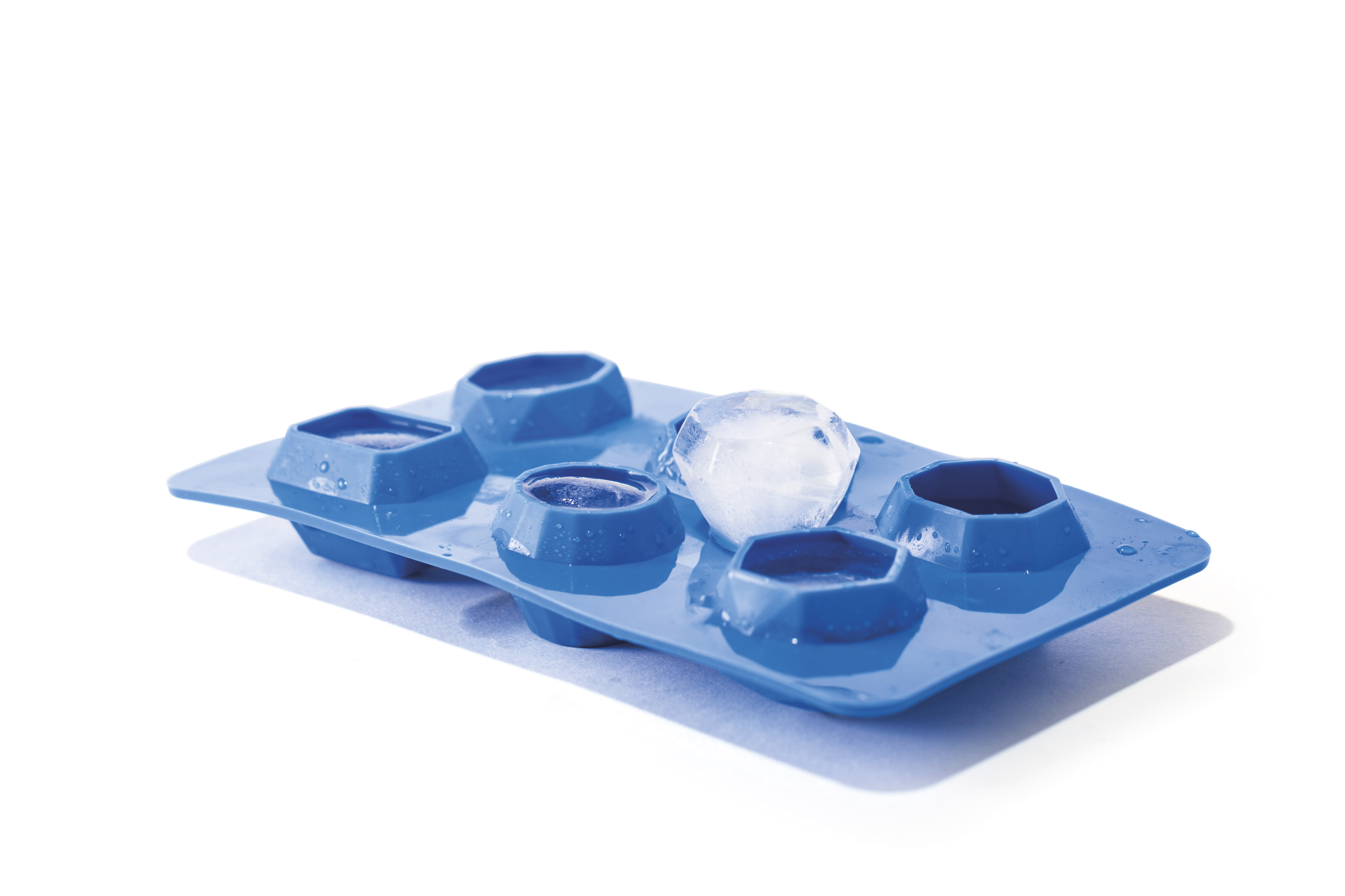 Eisw&#252;rfelform, 6xEdelstein
