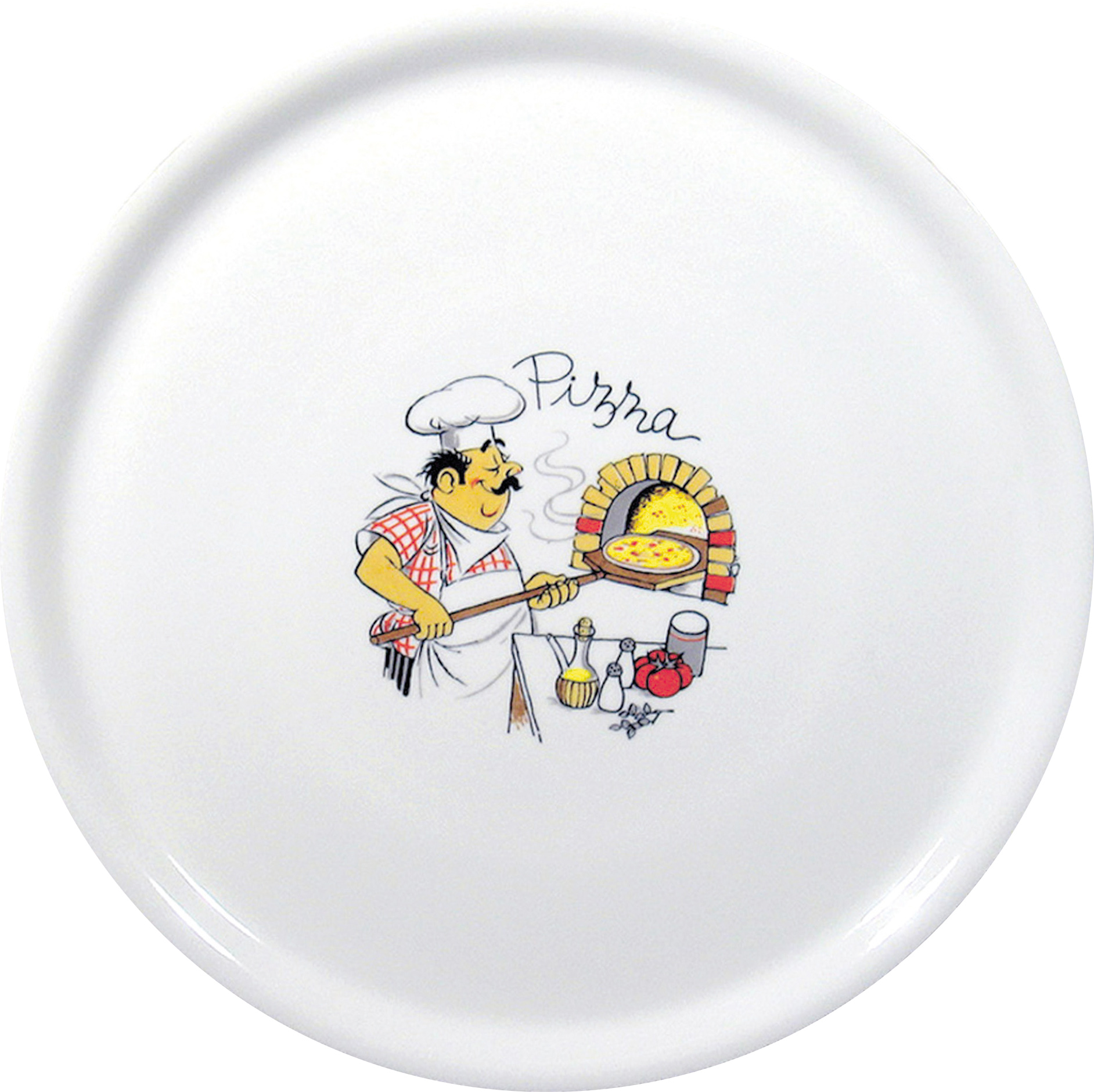 Pizzateller Traditional, weiss, &#248;33cm