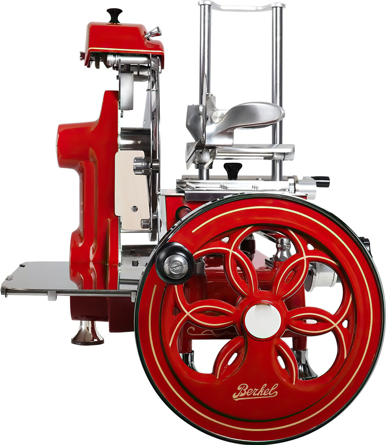 Berkel VOLANO B2 rot mit Flowerrad ohne Sockel