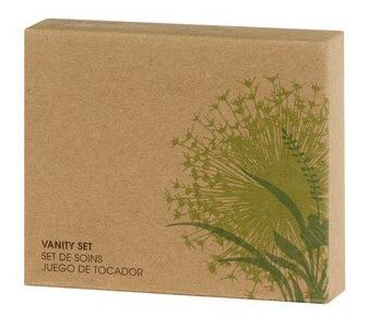 Vanity Set, Karton, braun, 100%recycelbar, AG !NSV!