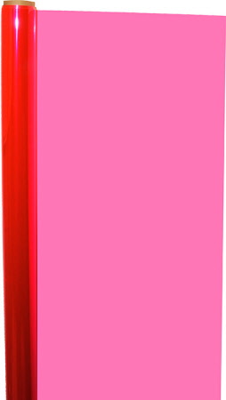 Lackfolie transparent neonrosa, 0.95x10m