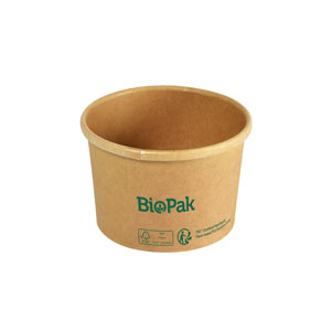 Becher Duni Ronda Short, Karton/PLA, weiss, 240ml, &#248;90, H60mm