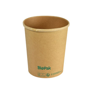 Bowl Ronda Slim, Karton/PLA, braun, 950ml