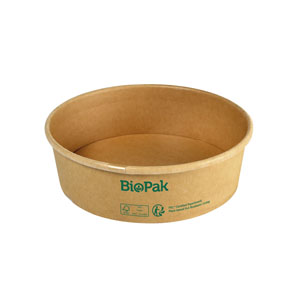 Bowl Ronda Wide, Karton/PLA, braun, 500ml