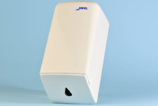 Mini-Reinigungsrollen-Dispenser Jofel, weiss