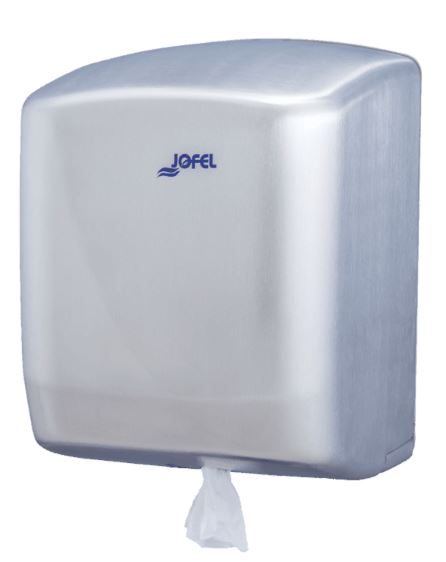 Midi-Reinigungsrollen-Dispenser  Jofel, satin Inox
