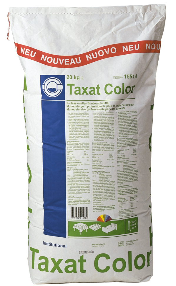 Taxat Color 20kg, Prof. Buntwaschmittel Pulver