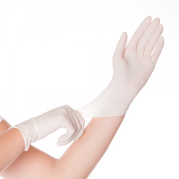 Latex Hygrostar SKIN, XL weiss, gepudert