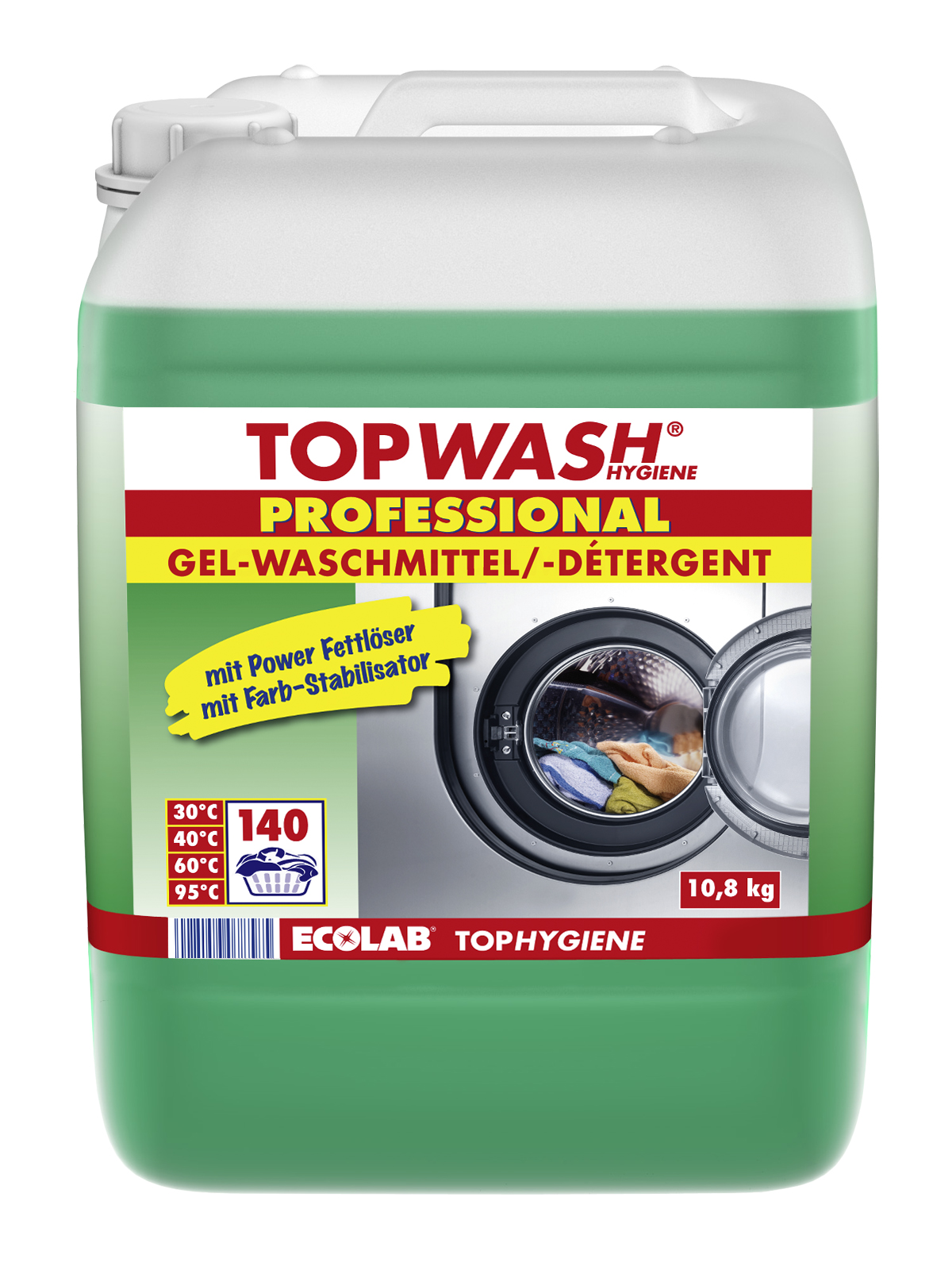 TOPWASH Gel-Waschmittel 10.8kg ECOLAB