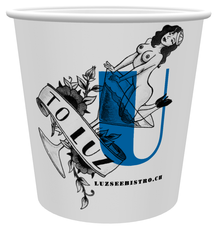 Kaffeebecher 12cl. &quot;Seebistro LUZ&quot;